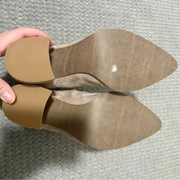 NEW STEVE MADDEN Knoxi Ankle Boots in‎ Taupe Suede - Picture 7 of 12